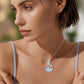 Dije Palmera Tropical Larimar en Plata.925