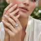 Anillo Cangrejo  Larimar en Plata.925