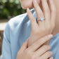 Anillo Corazón de Larimar en Plata.925