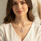 Modelo usando el dije Estrella de David en plata .925