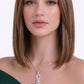 Dije LOVE Vertical con Zircones Pavé — Plata .925 pendiente