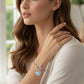 Pulsera Moderna de Larimar en Plata.925