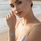 Pulsera Dijes Marinos Ópalo en Plata.925