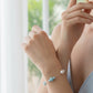 Pulsera Delicada de Larimar en Plata.925