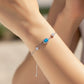 Pulsera Punto de Ópalo en Plata.925