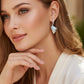 Aretes Concha  Larimar en Plata.925