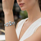 Brazalete de Larimar en Plata.925