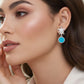 Aretes Tortuga Ópalo en Plata.925
