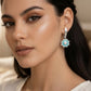 Aretes Sol Celeste de Ópalo en Plata.925
