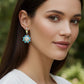 Aretes Sol Radiante Ópalo Plata.925 Ópalo