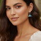aretes  Cola de Ballena de Ópalo en Plata.925