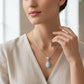 Collar Doble Larimar Colgante Plata.925