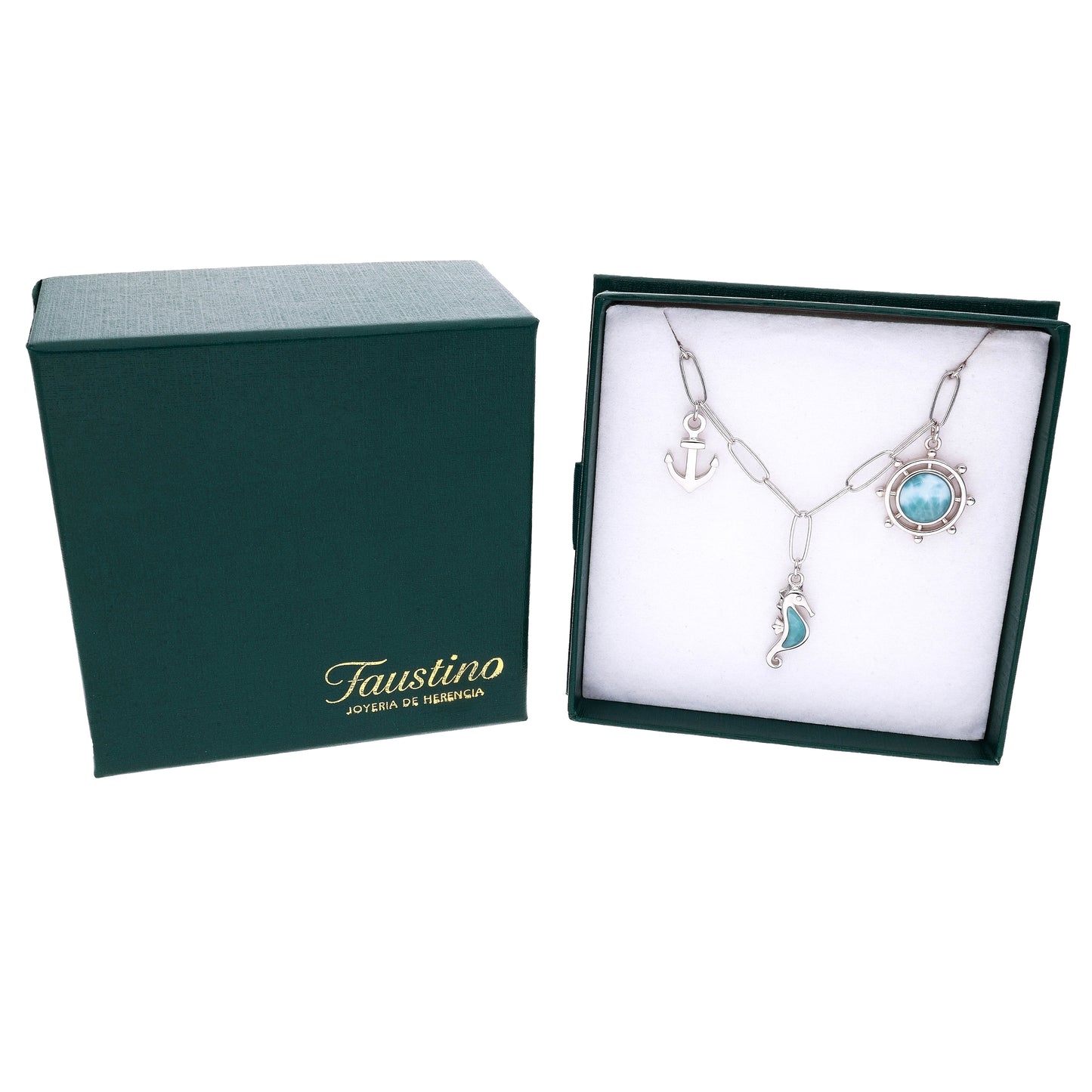 Pulsera Marina de Larimar en Plata.925