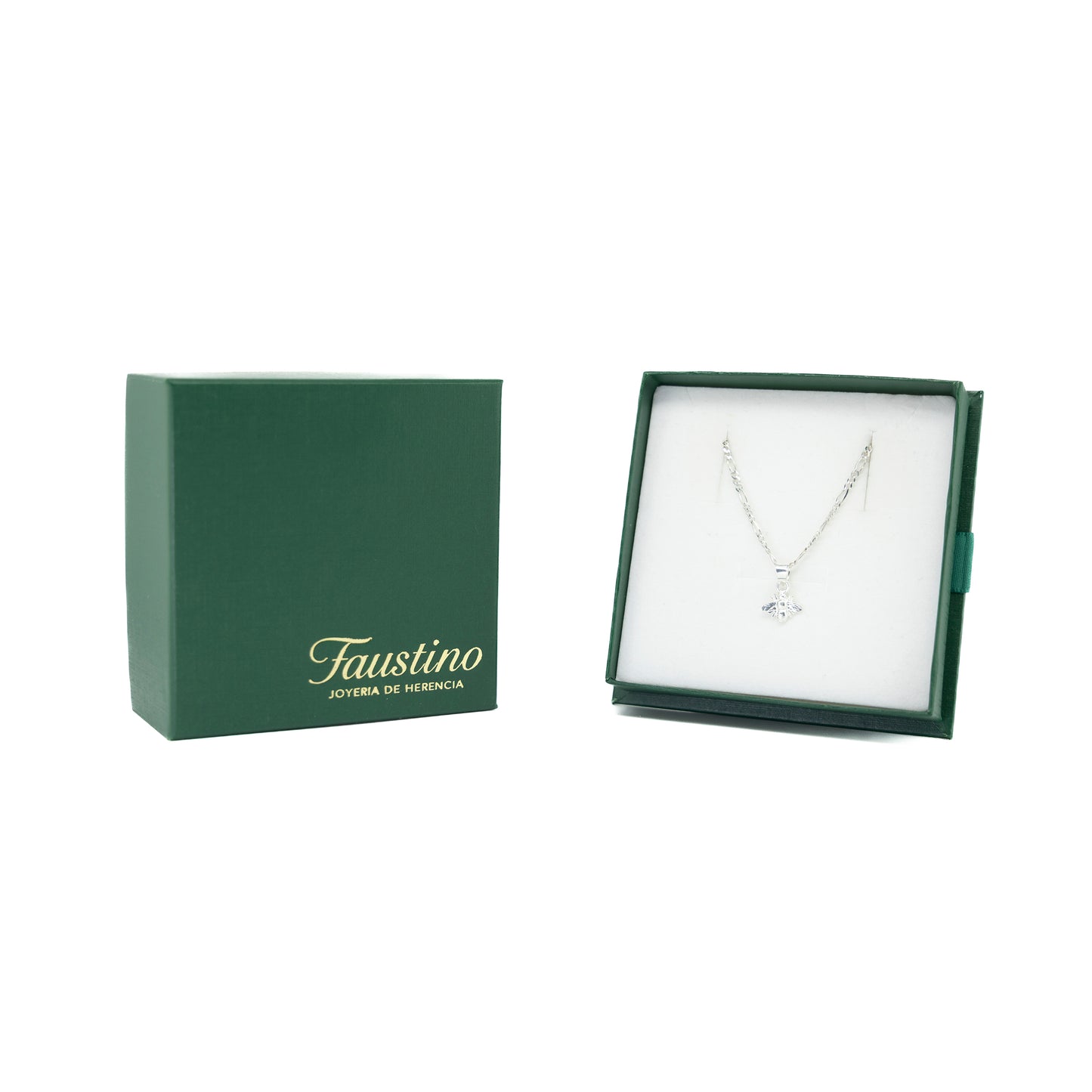 Set de Dije y Cadena de Plata Ley.925- Abeja con Cadena(COM.DA110)
