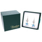 Aretes Colgantes Estrella de Mar, Ópalo Plata.925