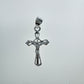 Dije de cruz en plata 925 - Elegancia en 3cm