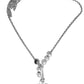 Collar de Plata .925 - Cadena Popcorn con Discos Degradé, Zircones y Dije Corazón Diamantado