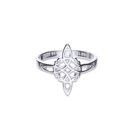 Anillo Plata .925 Nudo Celta 1.9 Gramos - Joyería de Plata