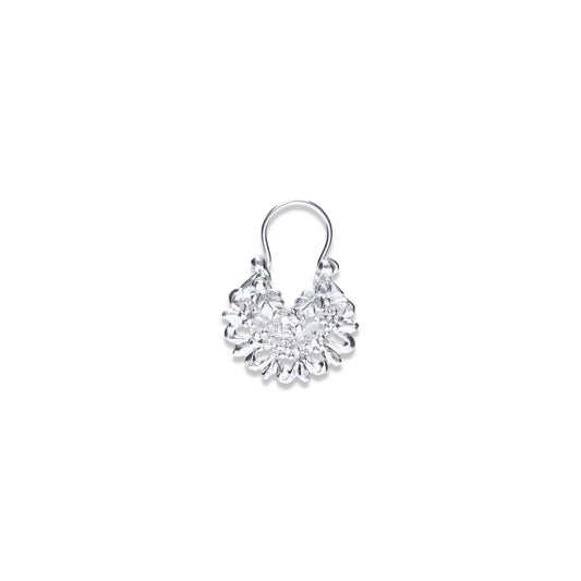 Aretes Plata .925 de Aro Diseño Floreado 5.6 Gramos - Joyería Elegante