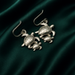 Aretes de Plata .925 Tortuga con Bebé 