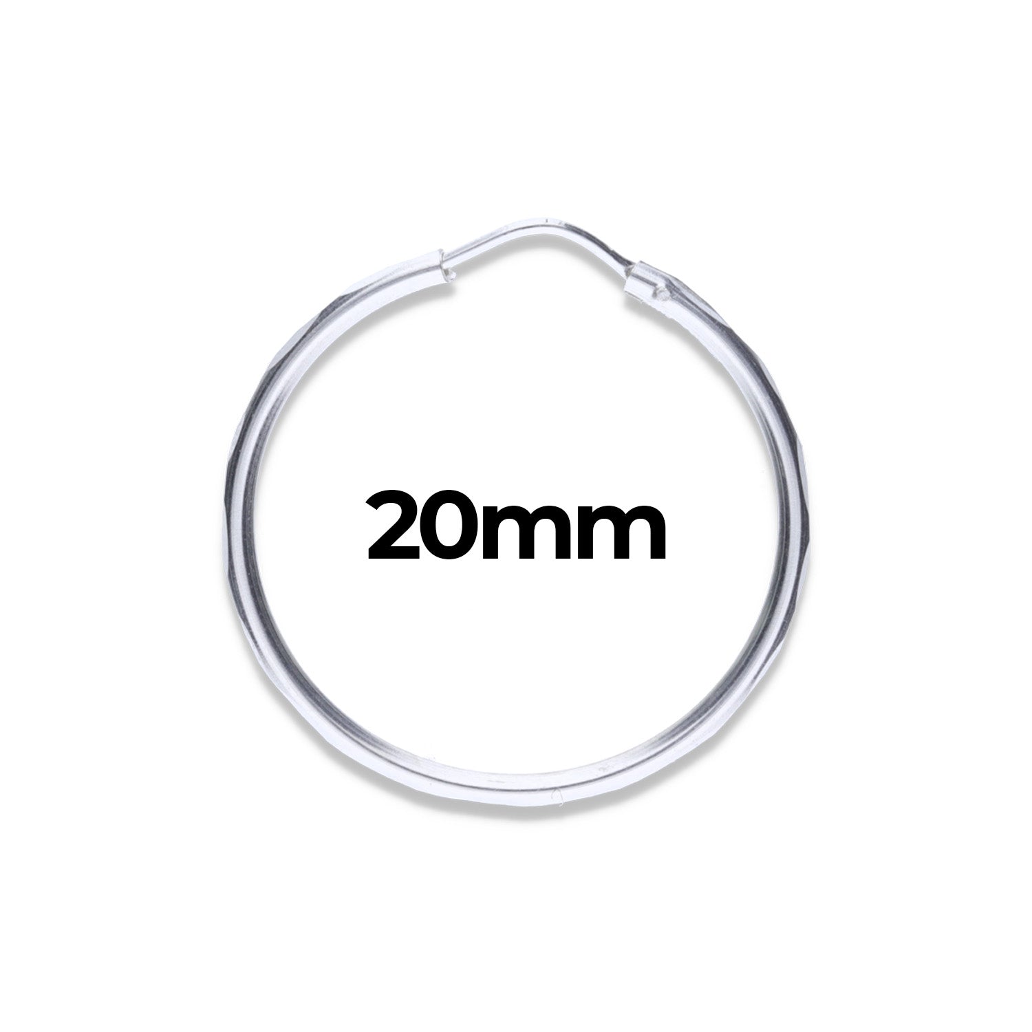 Arracadas Plata .925 20mm Diámetro - Mayoreo y Menudeo
