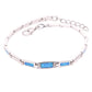 Pulsera Tipo Banda de Ópalo Plata .925