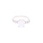 ANILLO EN PLATA LEY .925, CON RODIO , OPALO AAA BLANCO