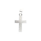 Set Dije y cadena figaro 45cm Cristo con Medallones Plata de ley .925