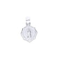 Dije Plata .925 Sochapada en diseño de la  Virgen de Guadalupe Mod CORONA 7VG - Joyería Religiosa