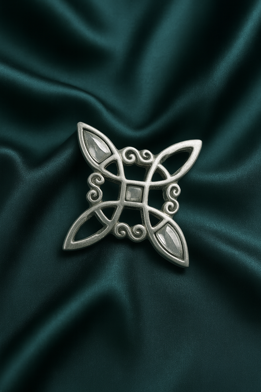 Aretes de Plata .925 Nudo Celta 1.1 Gramos - Joyería de Plata