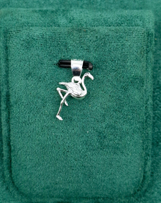 Dije Plata .925 Diseño Flamingo - Joyería Tropical