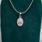 DIJE DE PLATA .925 EN FORMA DE LA VIRGEN MILAGROSA MOD. MILAGROSA OVAL 7.