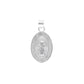 Medalla de Plata .925 - Oval Grande Virgen Milagrosa con Inscripción en Español