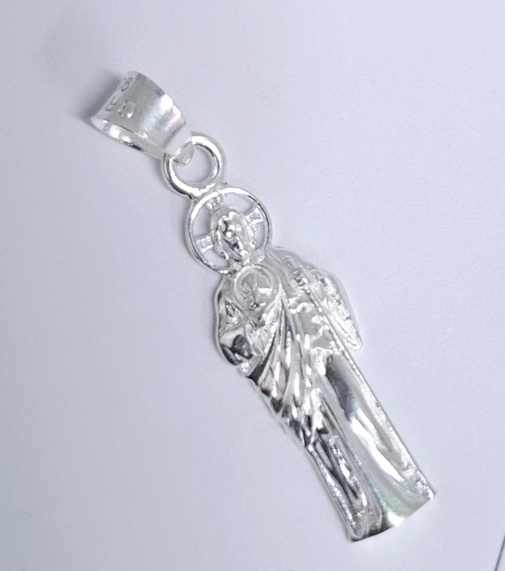 Dije Plata .925 San Judas Tadeo  Mod DR120 - Joyería de Plata Religiosa