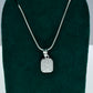 Dije Plata .925 Virgen de Guadalupe Mod. Cuadrado Liso 7VG Joyería Religiosa