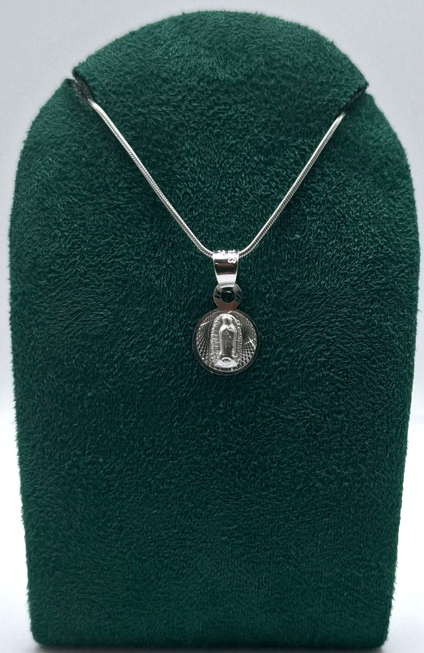 Dije Plata .925 Virgen de Guadalupe Mod. R13LPD - Mayoreo y Menudeo