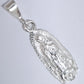Dije Plata .925  en forma de la Virgen de Guadalupe Mod. FBD-59