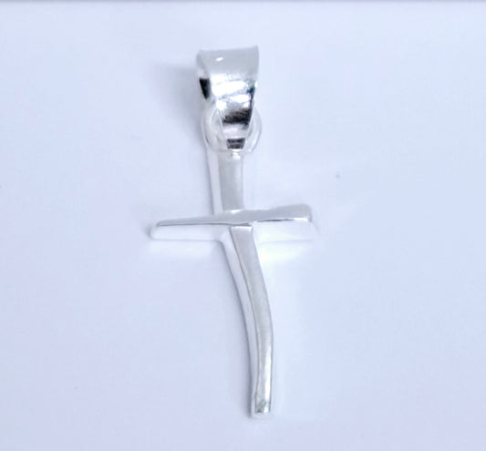 Dije Plata Ley .925 Medalla Cruz , MOD.DR008