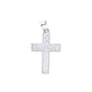 Dije  de Cruz  Diamantado en Plata .925  mod DR112-  Joyería Religiosa