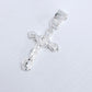 Dije de Cruz con Cristo  en  Plata .925  Mod. DR083- Joyería de Plata