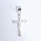 Dije de Cruz con Cristo  en  Plata .925  Mod. DR083- Joyería de Plata