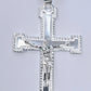 Dije de Cruz con cristo en Plata  Ley .925  Mod. DR003