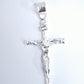 Dije de Cruz con cristo  en  Plata Ley  .925 , Mod. DR049 - Joyería de Plata