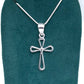 Dije de Cruz en  Plata ley  .925 Mod. DR079