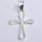 Dije de Cruz en  Plata ley  .925 Mod. DR079