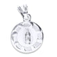 Dije de Plata .925 Doble vista Sochapada Virgen de Guadalupe  y Sagrado corazón de Jesús Mod. SYG-13- Joyería Religiosa