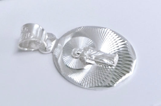 Dije de  Plata .925  En Forma de San Judas Tadeo Mod.  015SJ3D - Mayoreo y Menudeo