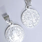 Dije de Plata .925 En San Benito mod. FBD-229 - Joyería de plata  Religiosa.Dije  de Plata .925 En forma de  San Benito  Mod.DR132 - Joyería de Plata Religiosa.