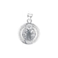 Dije  de Plata .925 En forma de  San Benito  Mod.DR132 - Joyería de Plata Religiosa.