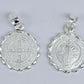 Dije de  Plata .925 con diseño de San Benito  mod. SAN BENITO T-13 - Joyería Religiosa